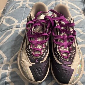 Puma Athletic Shoes in Purple and White